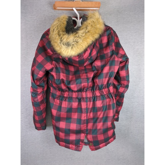 3x 👯‍♀️Host Pick⚡️Roots Kids Park Plaid Down Parka - Picture 5 of 12